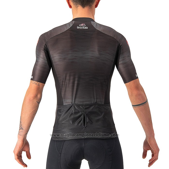 2022 Abbigliamento Ciclismo Giro d'Italia Marrone Manica Corta e Salopette